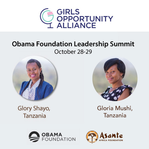 From Rural Tanzania to Obama Foundation Summit: Glory and Gloria