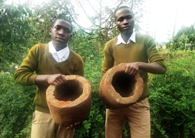Helping the Community with Flowerpots, Tanzania