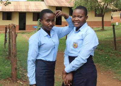 They are the only girls at their school to transition to Advanced Level