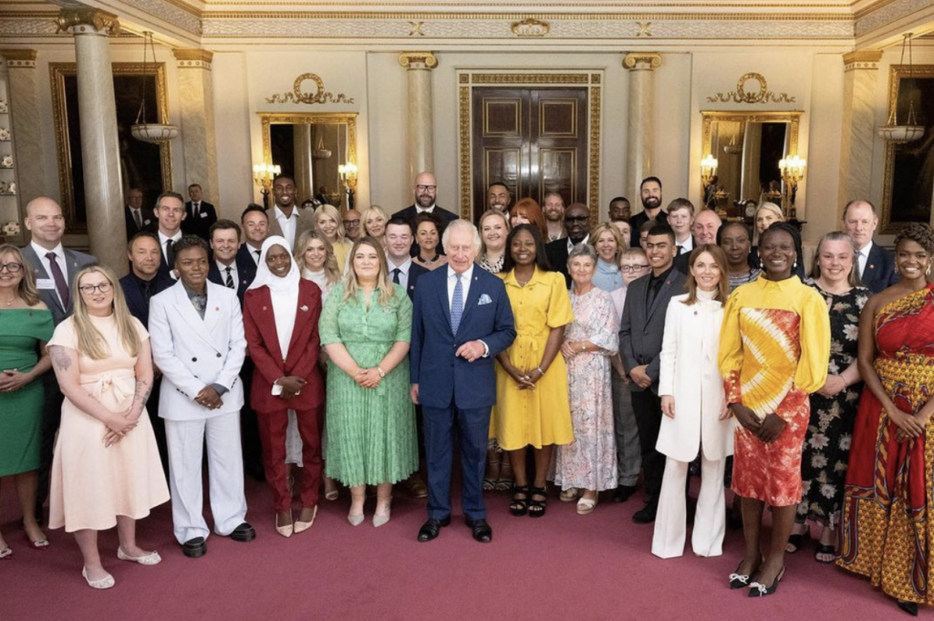 Zamana, along with other #Prince’sTrustAward winners