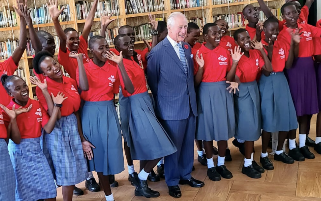 KING CHARLES III VISITS KENYAN YOUTH INNOVATORS