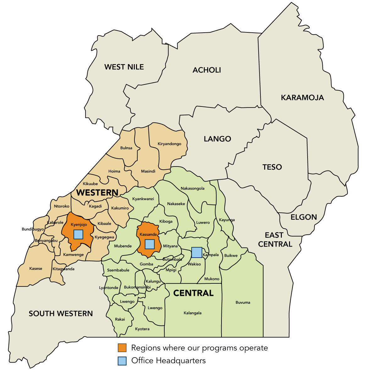 Tanzania 2020 active map